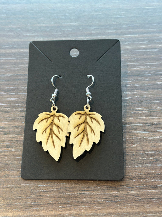 Boucles d'oreilles feuille d’érable