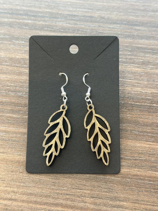 Boucles d'oreilles feuilles