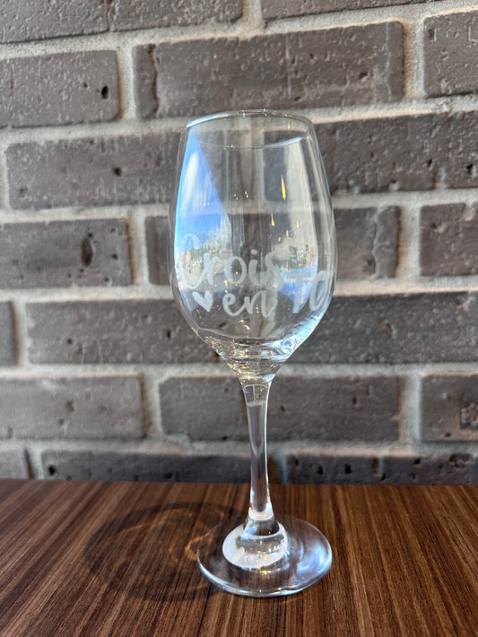 Verres à vin personnalisées