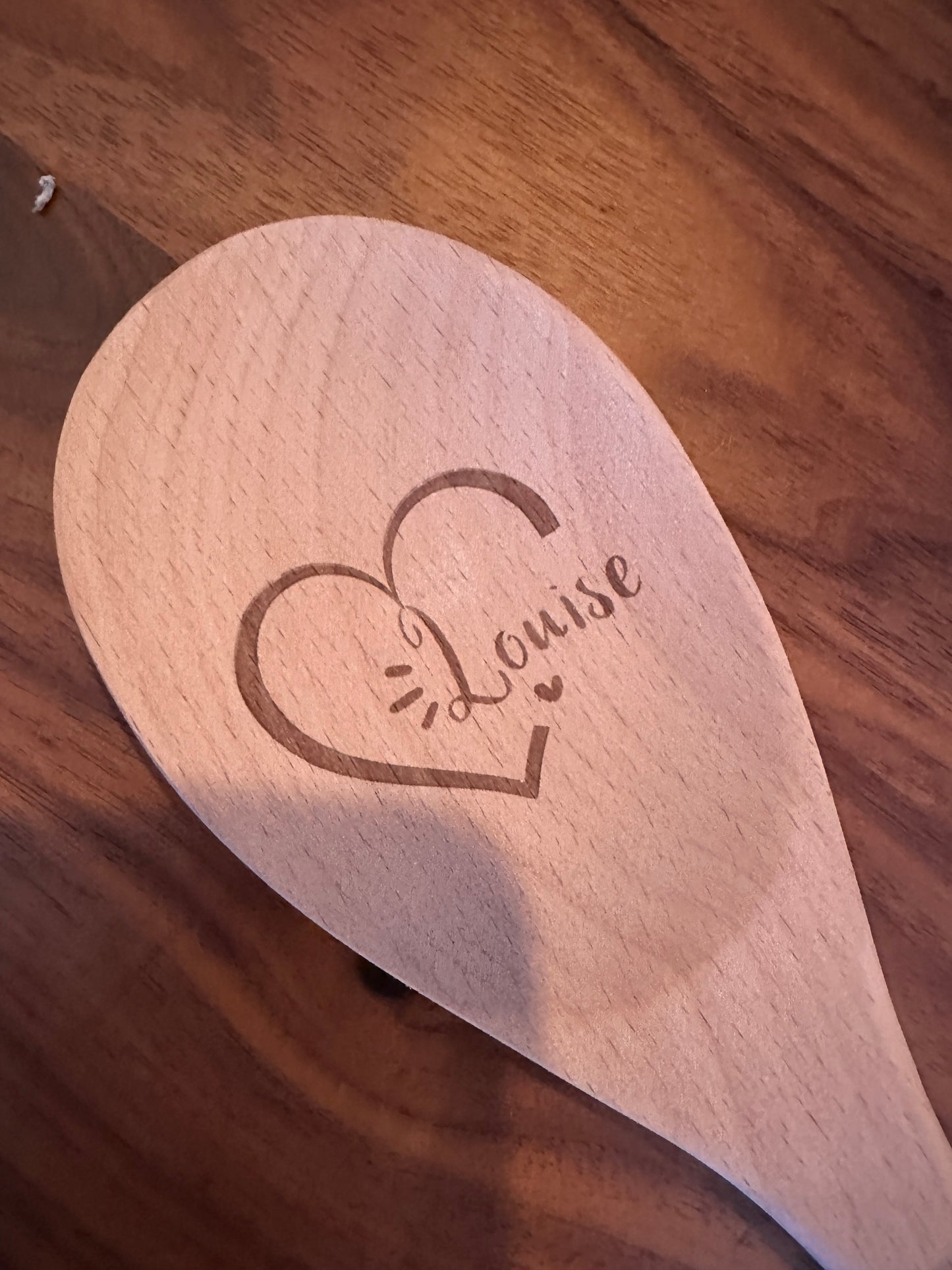 Cuillère de bois à graver